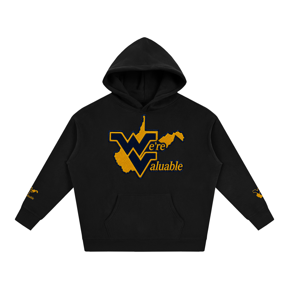 TopLife “We’re Valuable” Oversize Fleeced Hoodie Alt