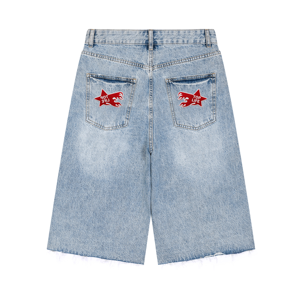 TopLife Smoke Denim Shorts