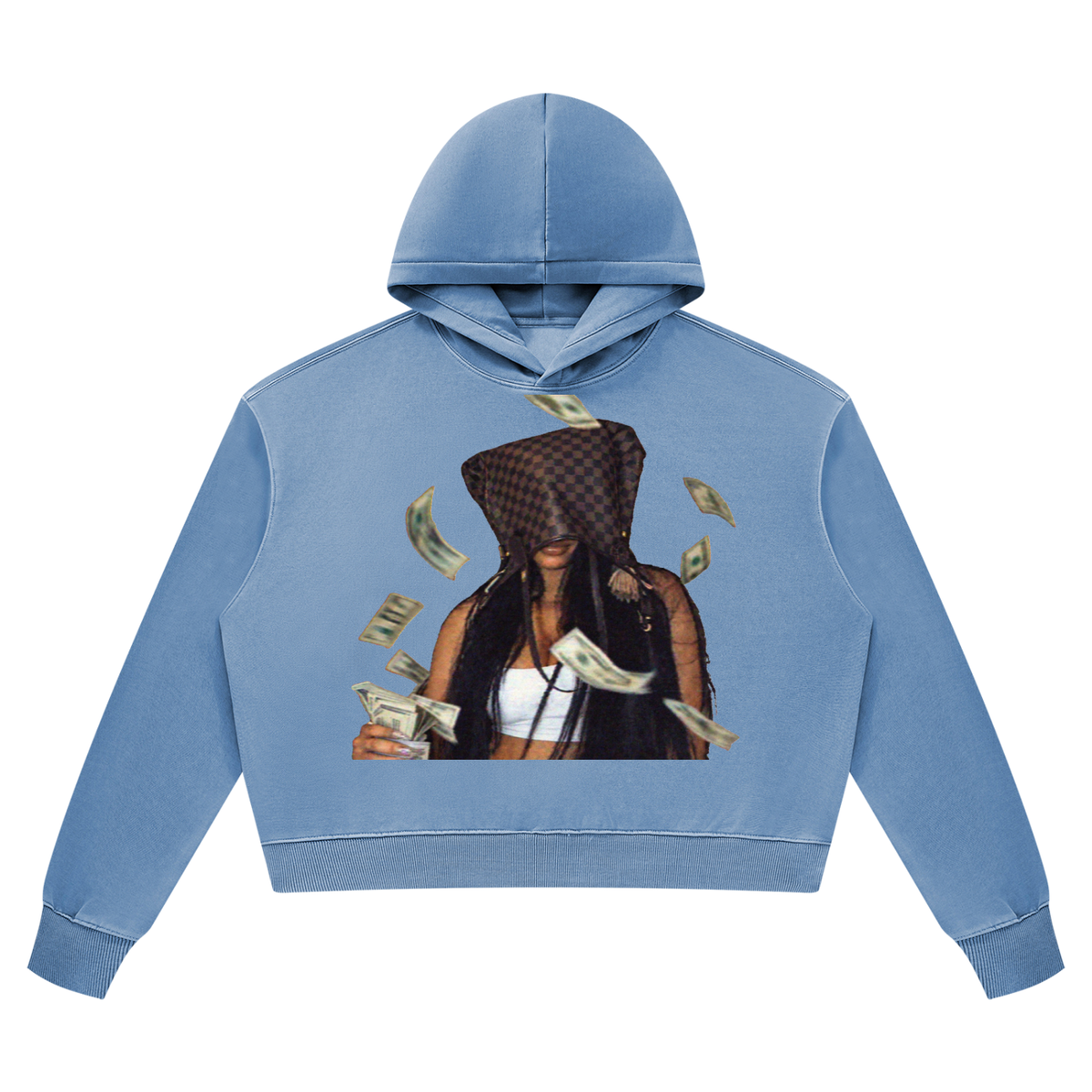TopLife “In My Bag” Women’s Vintage Wash Heavyweight Hoodie