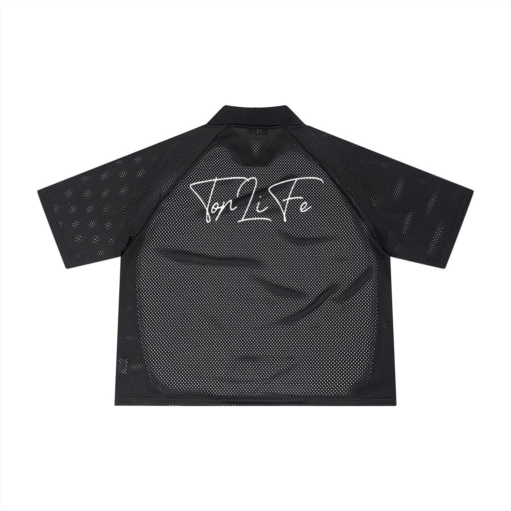 TopLife Pitchside Striped Mesh Jersey