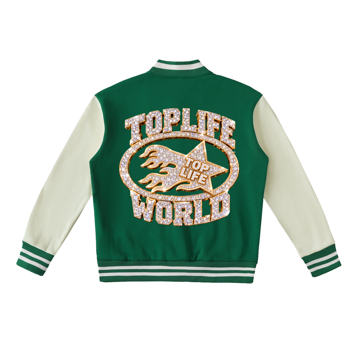 Toplife No Limit Bling Varsity Jacket