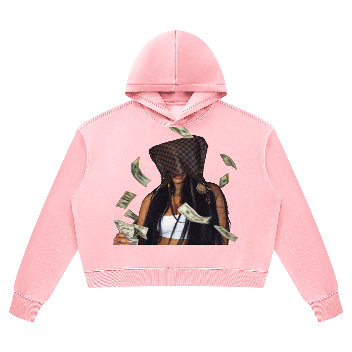 TopLife “In My Bag” Women’s Vintage Wash Heavyweight Hoodie