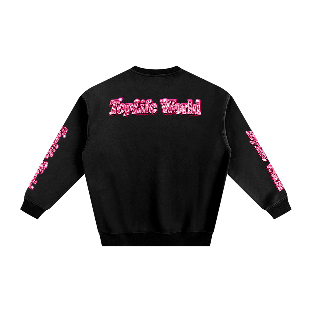 TopLife Pink Ice Clouds Sweatshirt