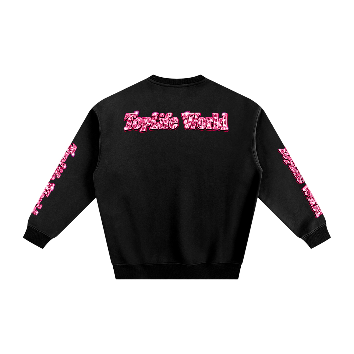 TopLife Pink Ice Clouds Sweatshirt