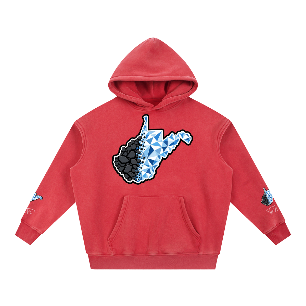 TopLife WV Coal To Diamond Oversize Hoodie