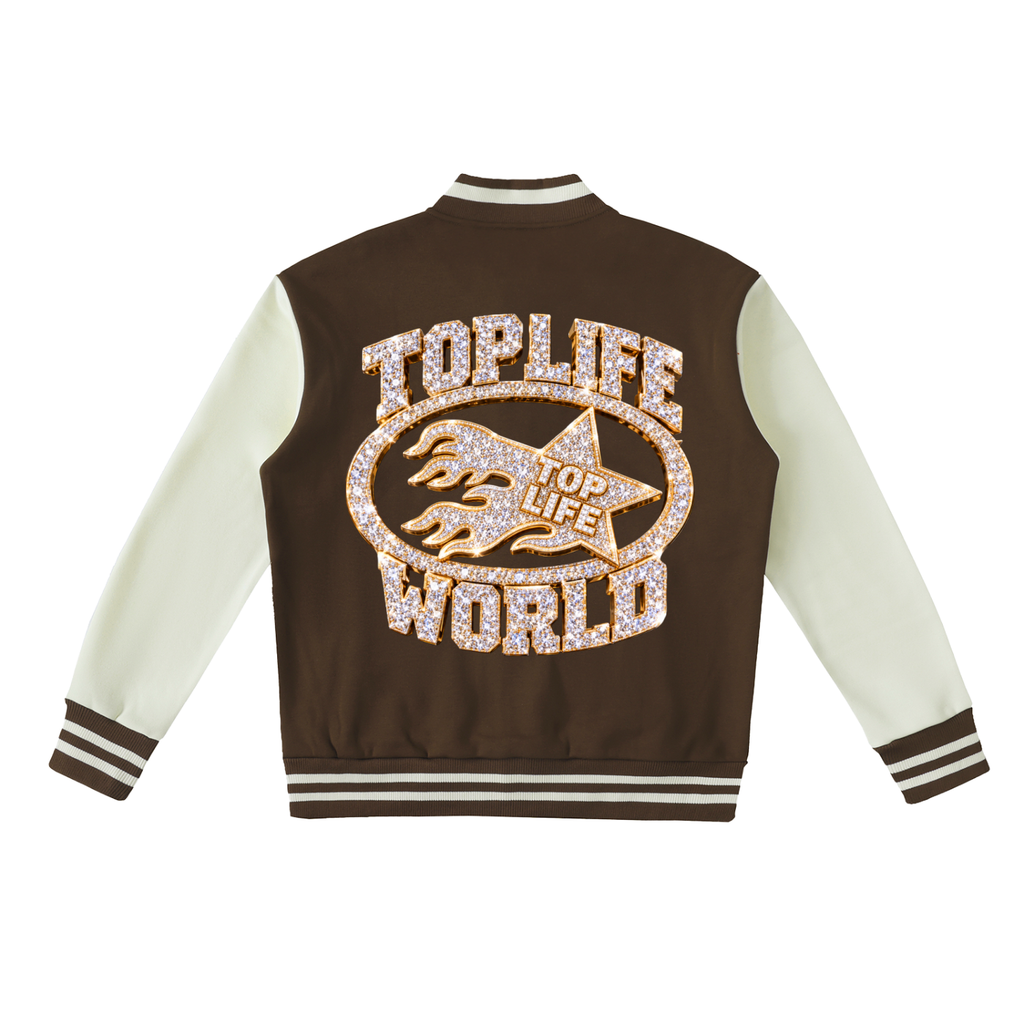Toplife No Limit Bling Varsity Jacket