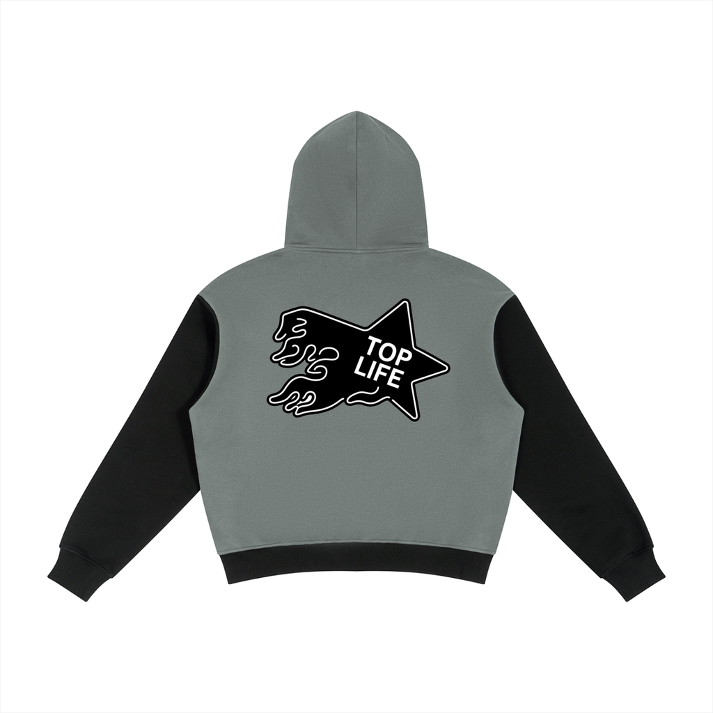 TopLife Split Decision Zip Hoodie
