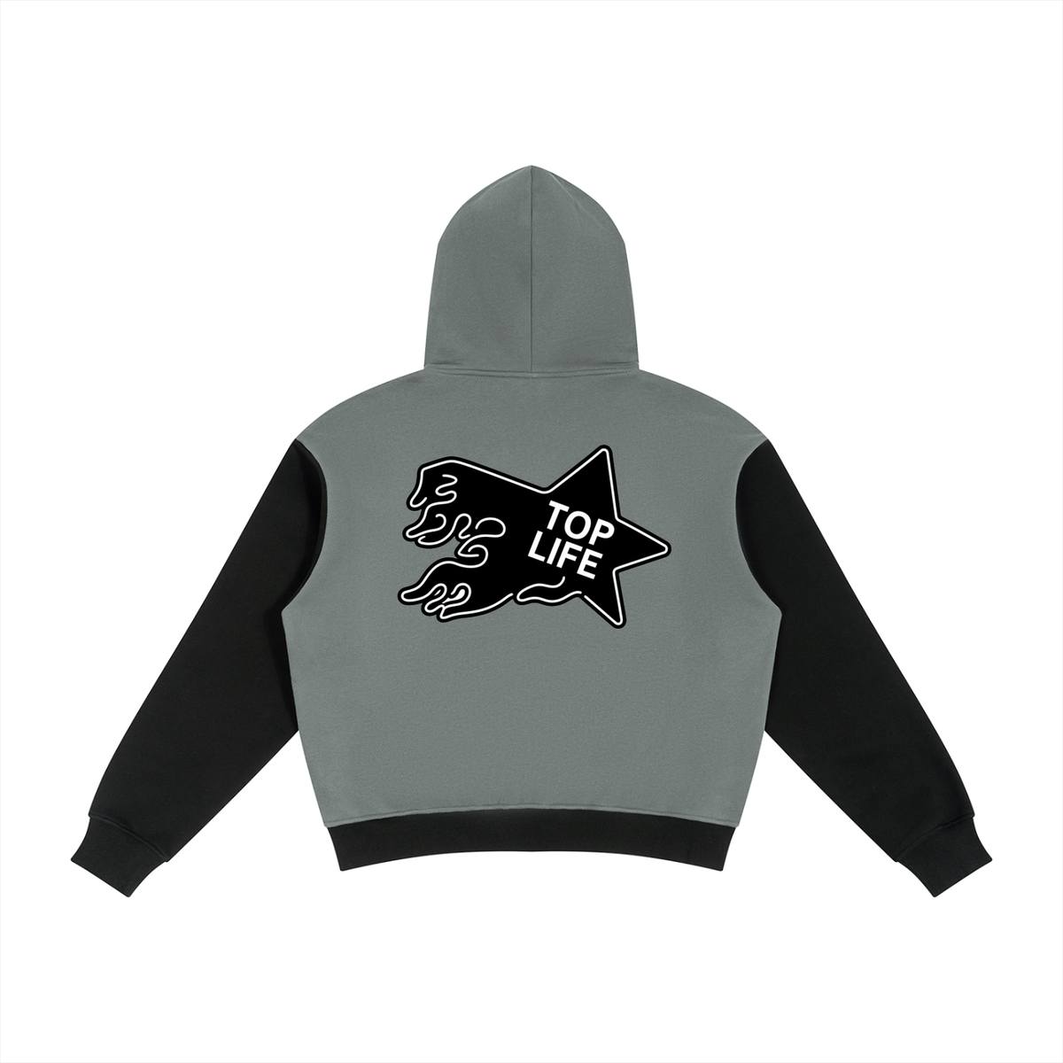 TopLife Split Decision Zip Hoodie