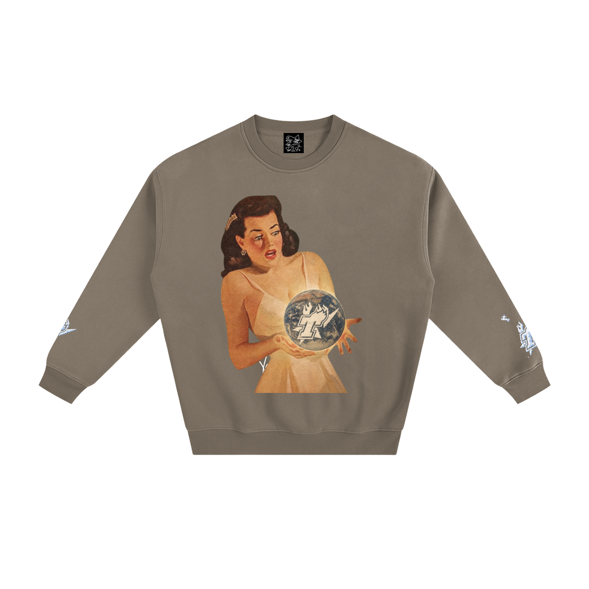 TopLife Drop The World Crewneck
