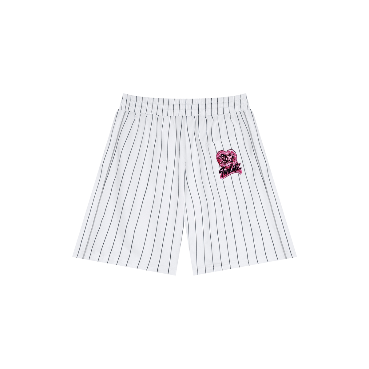 TopLife Love Varsity Stripe Shorts
