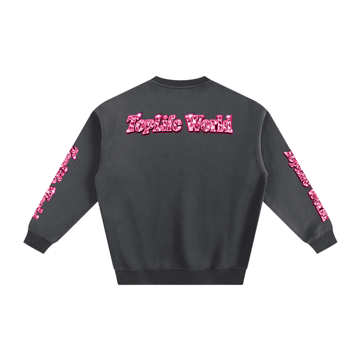 TopLife Pink Ice Clouds Sweatshirt