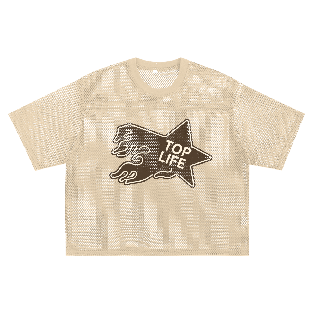 TopLife Smoke Screen Mesh Tee