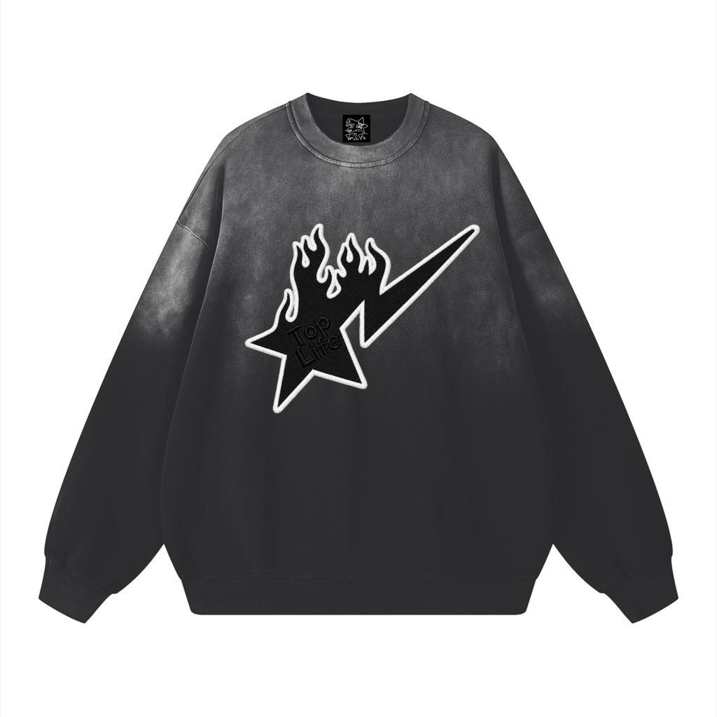 TopLife Blackout Crewneck