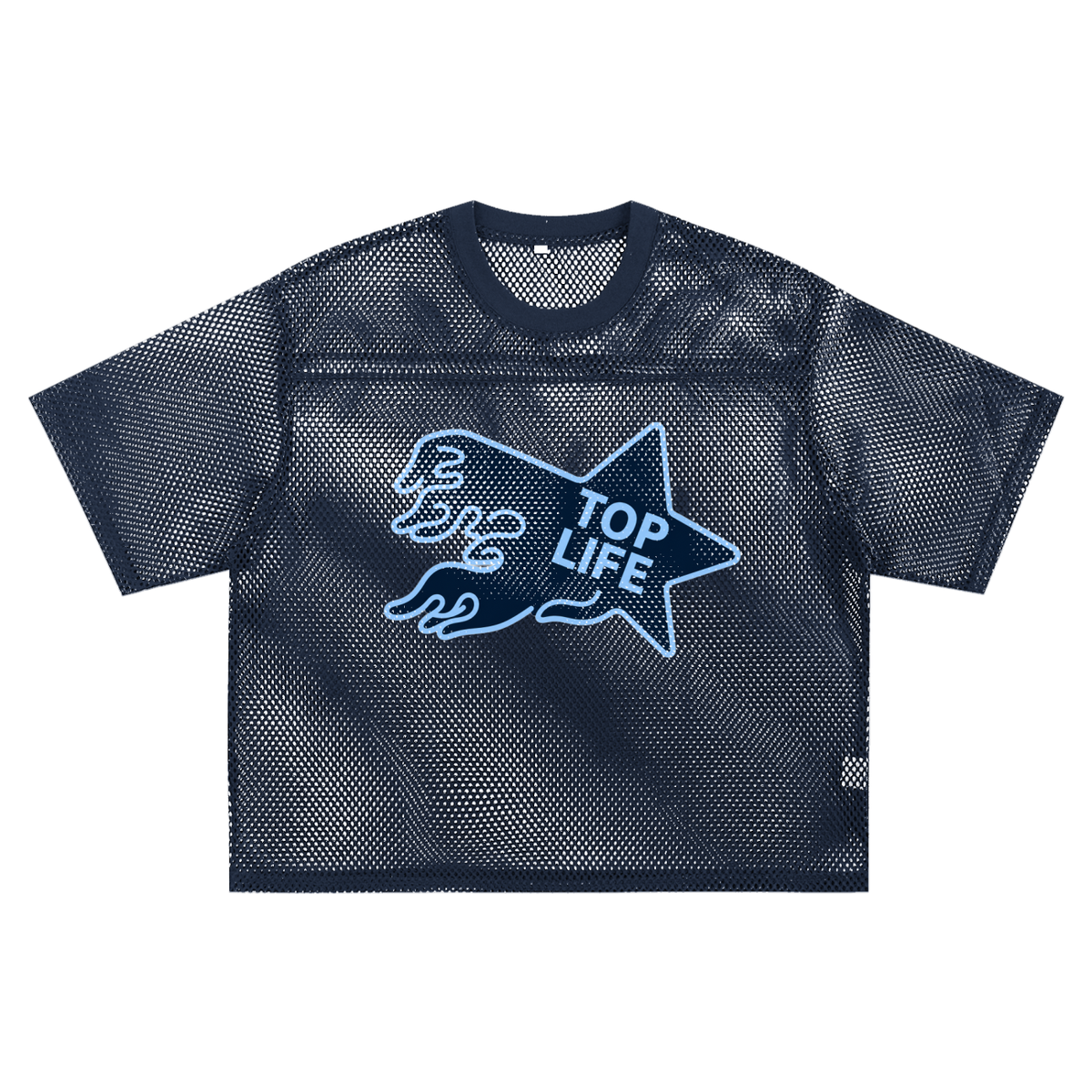 TopLife Smoke Screen Mesh Tee