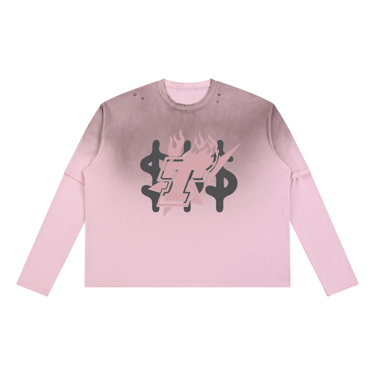 TopLife Pink Profit Layered Tee