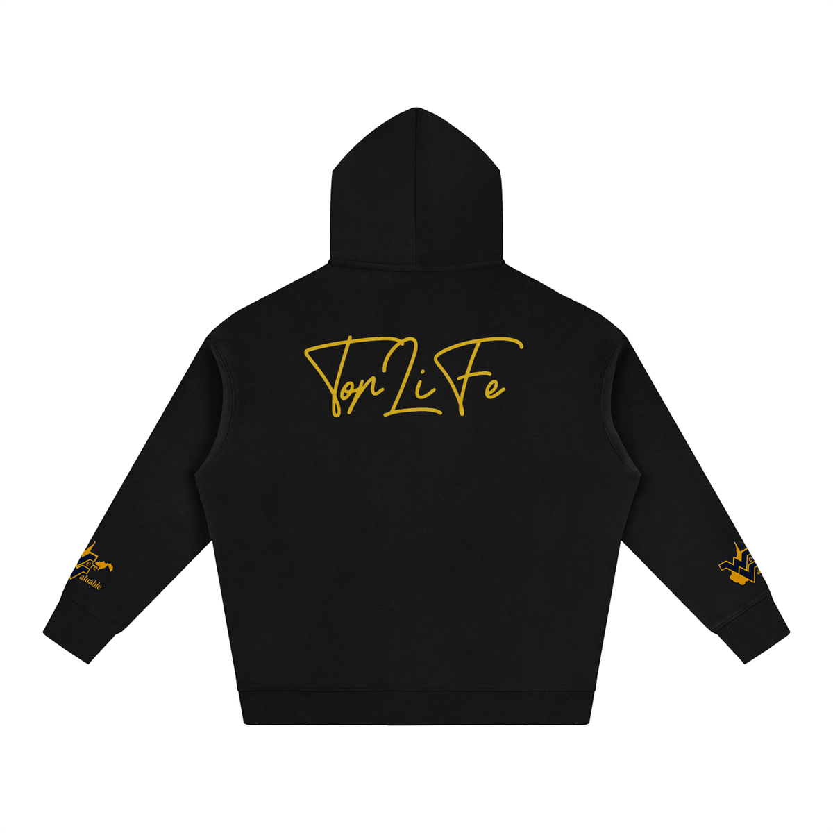 TopLife “We’re Valuable” Oversize Fleeced Hoodie Alt