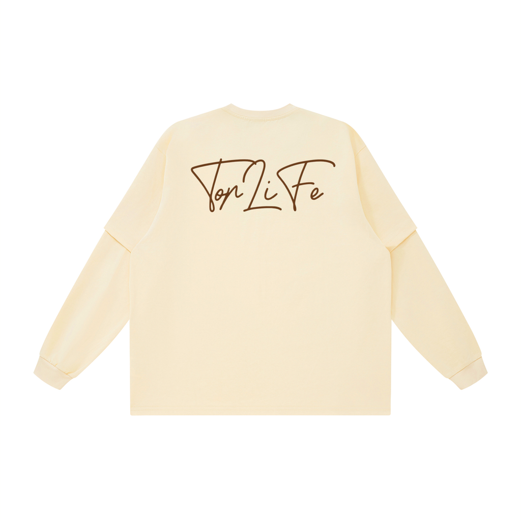 TopLife Cream Jesus Piece Sweater