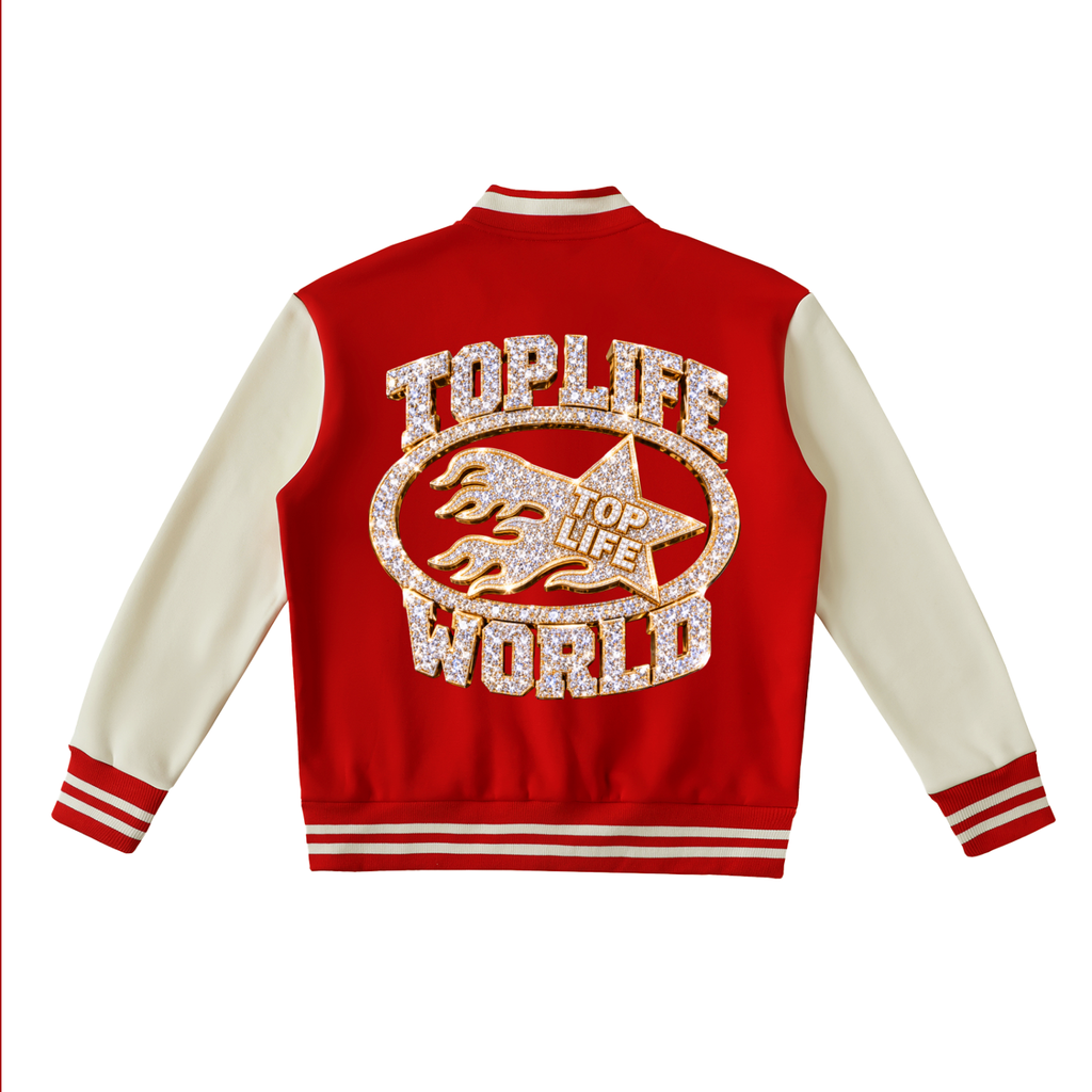 Toplife No Limit Bling Varsity Jacket