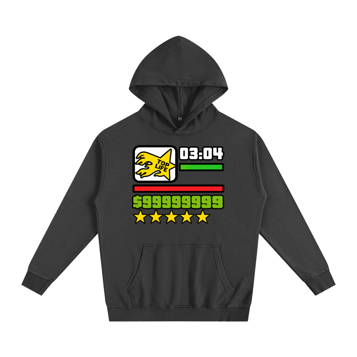 TopLife High Rank Oversized Essential Hoodie