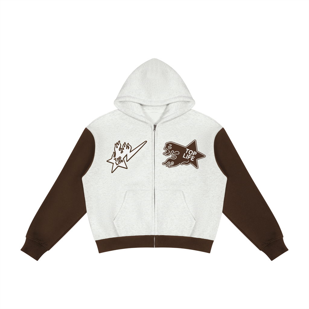 TopLife Split Decision Zip Hoodie