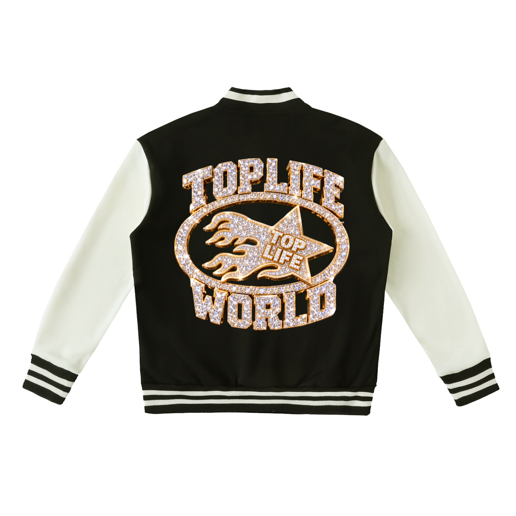 Toplife No Limit Bling Varsity Jacket