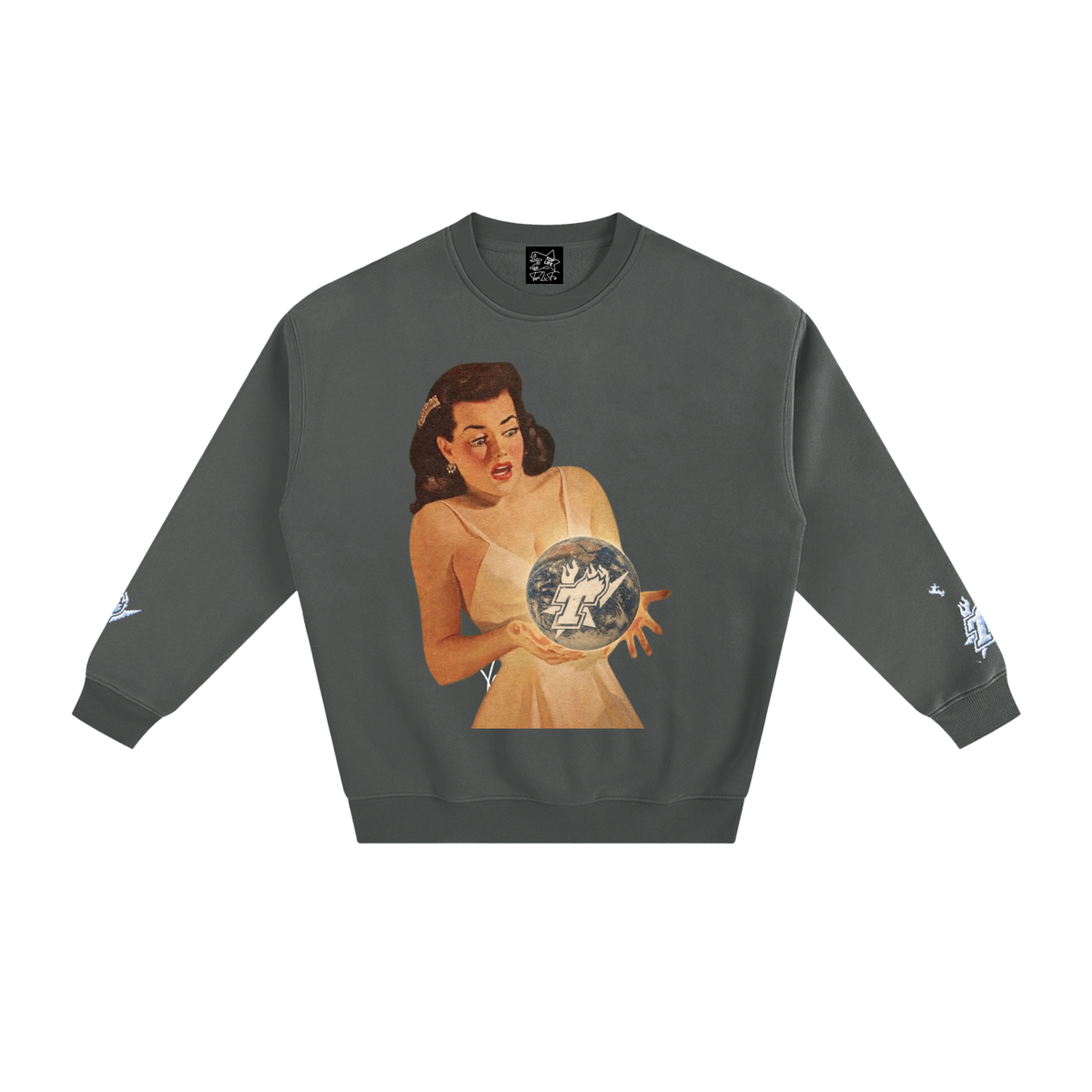 TopLife Drop The World Crewneck