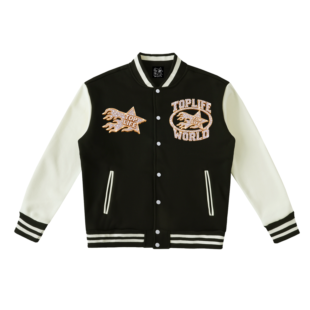 Toplife No Limit Bling Varsity Jacket