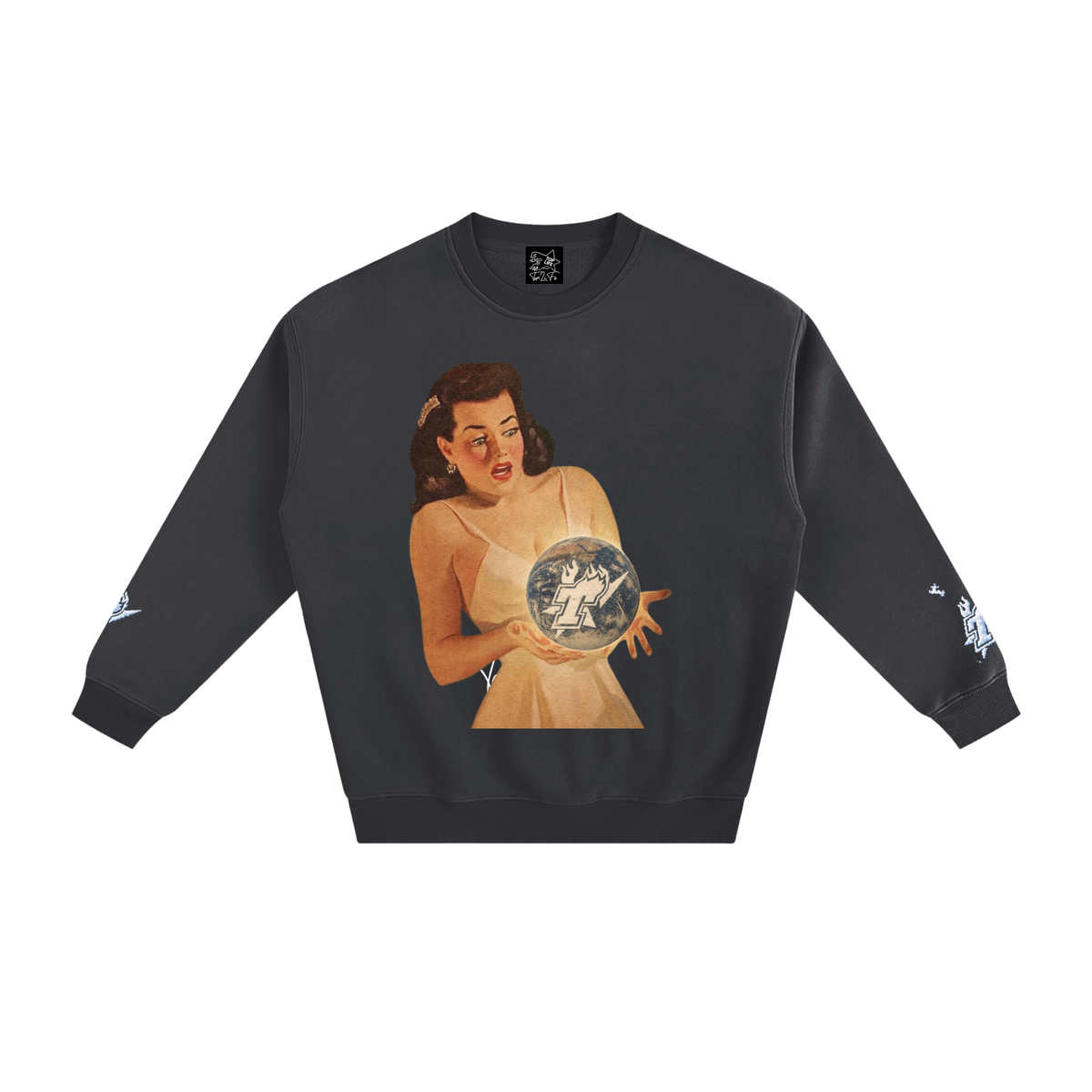 TopLife Drop The World Crewneck