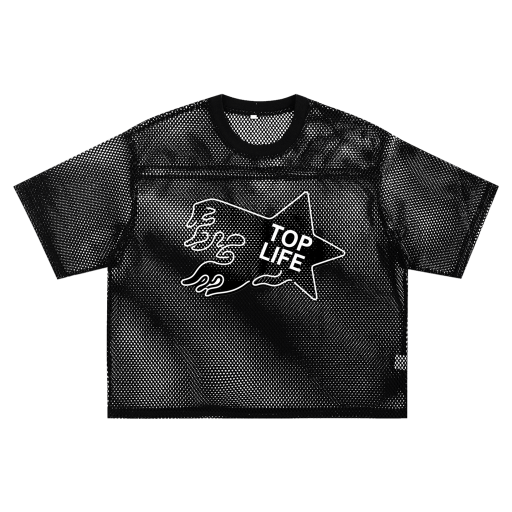 TopLife Smoke Screen Mesh Tee