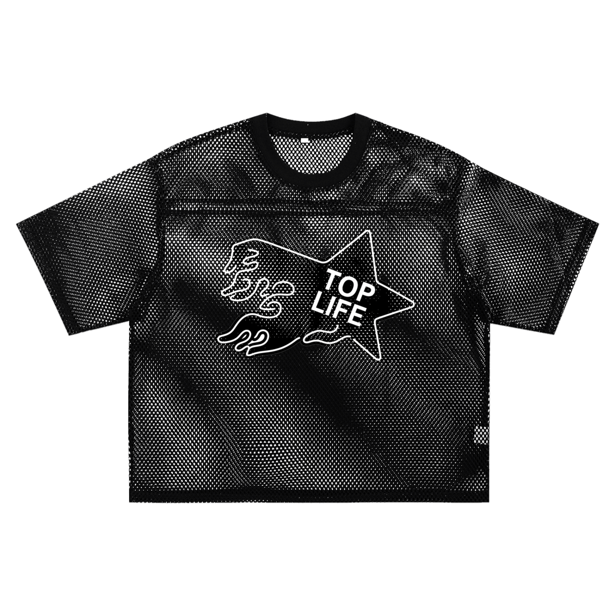 TopLife Smoke Screen Mesh Tee