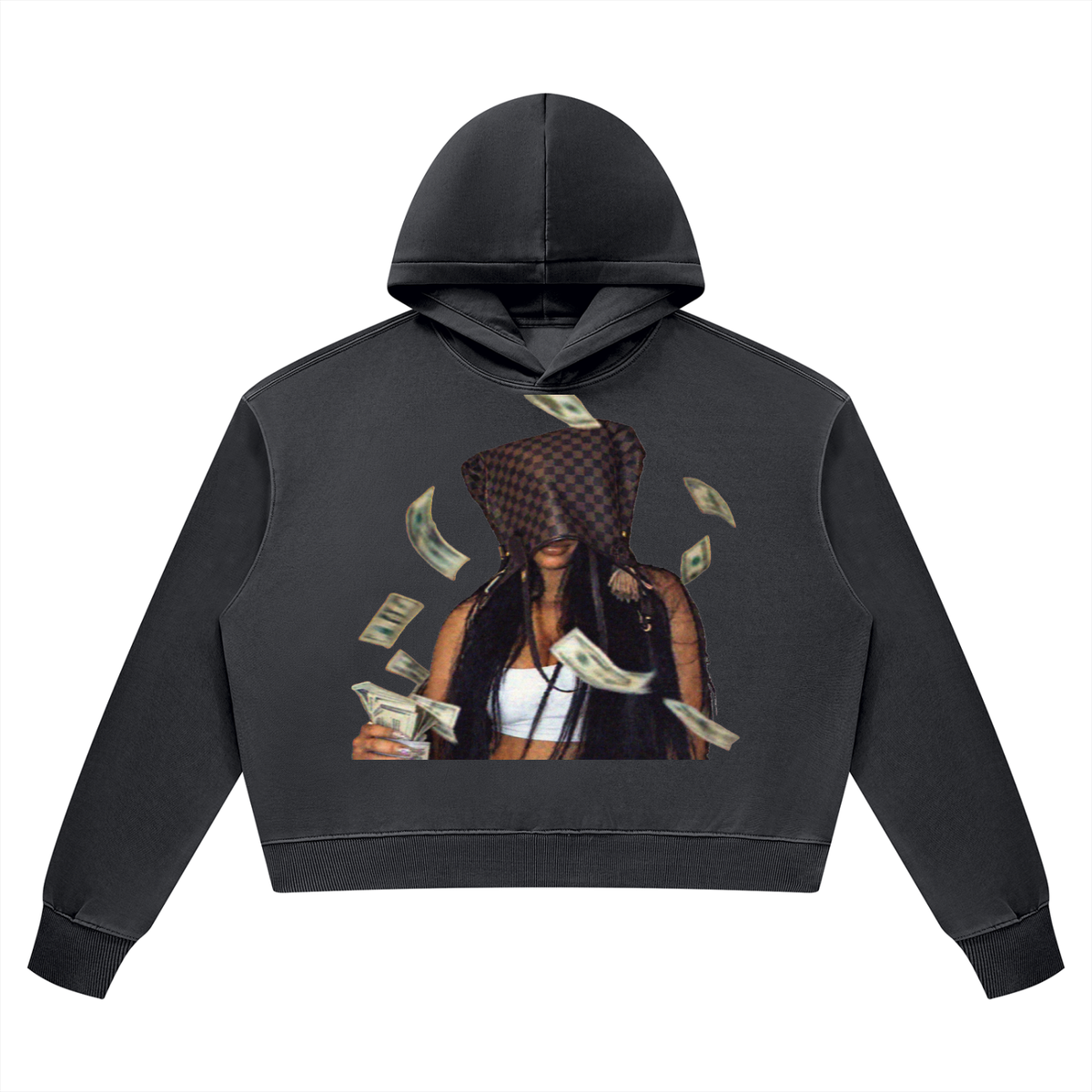TopLife “In My Bag” Women’s Vintage Wash Heavyweight Hoodie