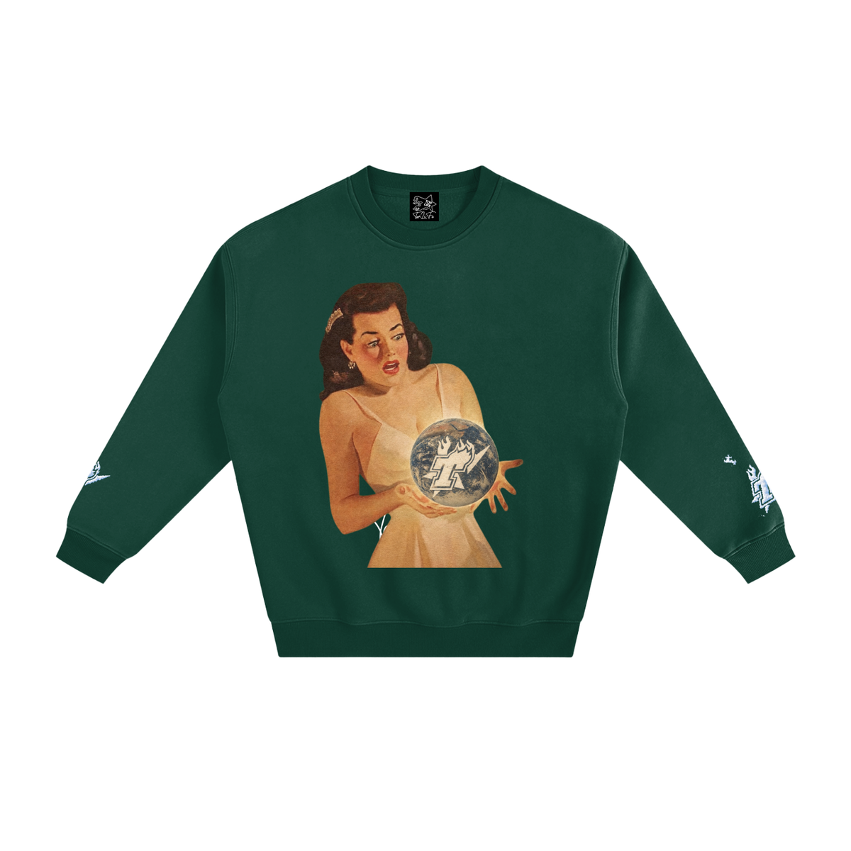 TopLife Drop The World Crewneck