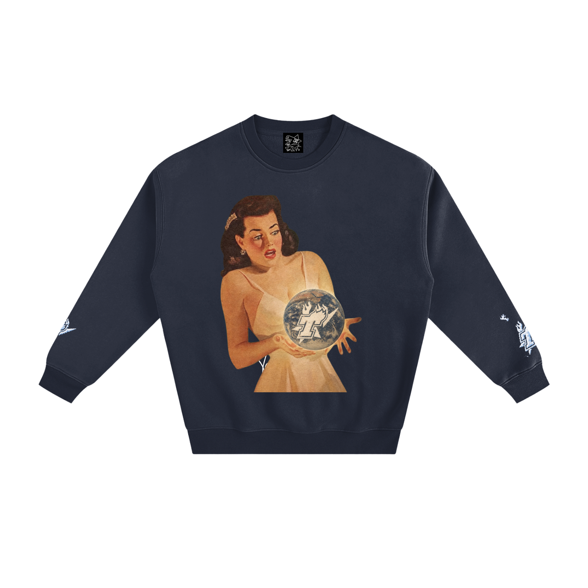 TopLife Drop The World Crewneck
