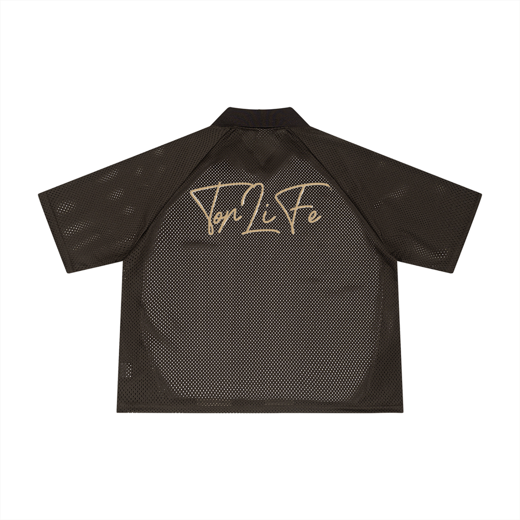TopLife Pitchside Striped Mesh Jersey