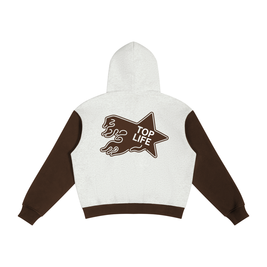 TopLife Split Decision Zip Hoodie