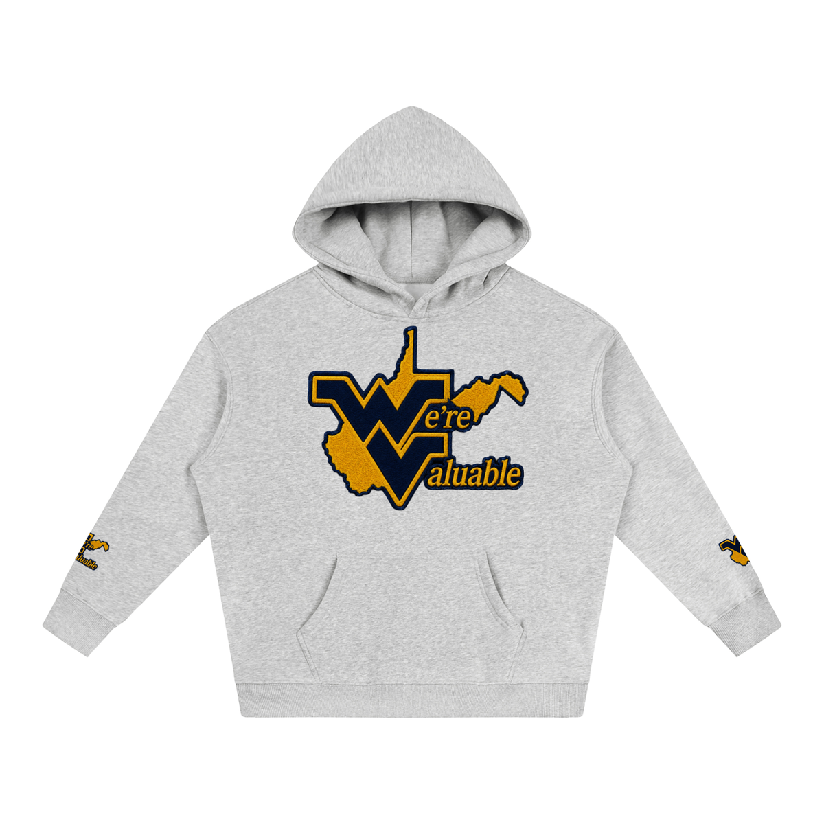 TopLife “We’re Valuable” Oversize Fleeced Hoodie Alt