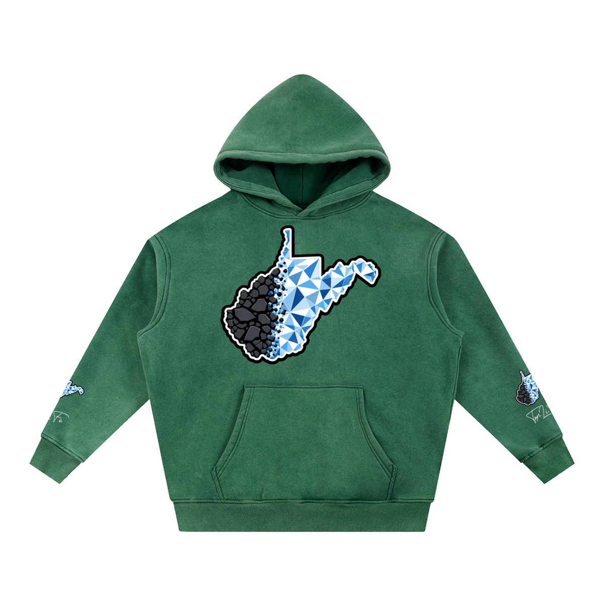 TopLife WV Coal To Diamond Oversize Hoodie