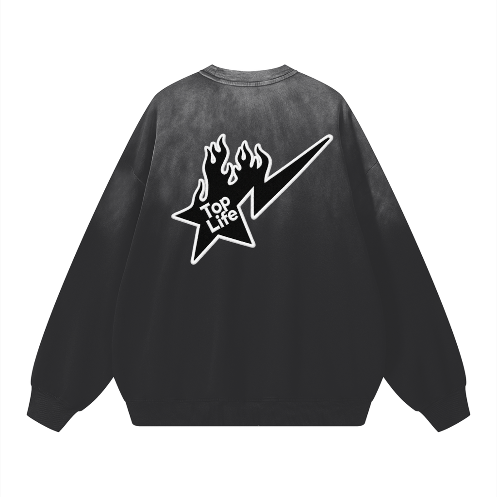 TopLife Blackout Crewneck